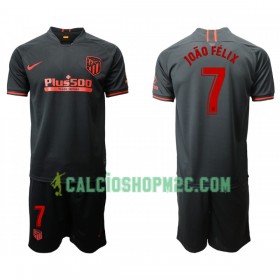 Atlético Madrid JOAO FELIX 7 Bambino Maglia Trasferta 2019/2020 Manica Corta (+ Pantaloncini)